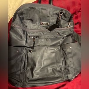 Dark Gray Nylon Tumi Backpack